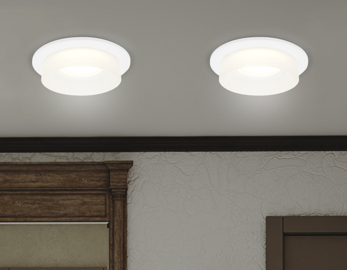 Встраиваемый точечный светильник с акрилом Ambrella light TN1311