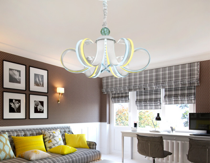 Подвесная светодиодная люстра с пультом COMFORT AMBRELLA LIGHT FL118