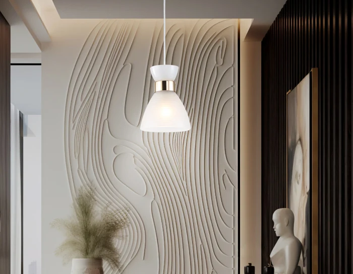 Светильник подвесной со стеклянным плафоном TRADITIONAL AMBRELLA LIGHT TR3401