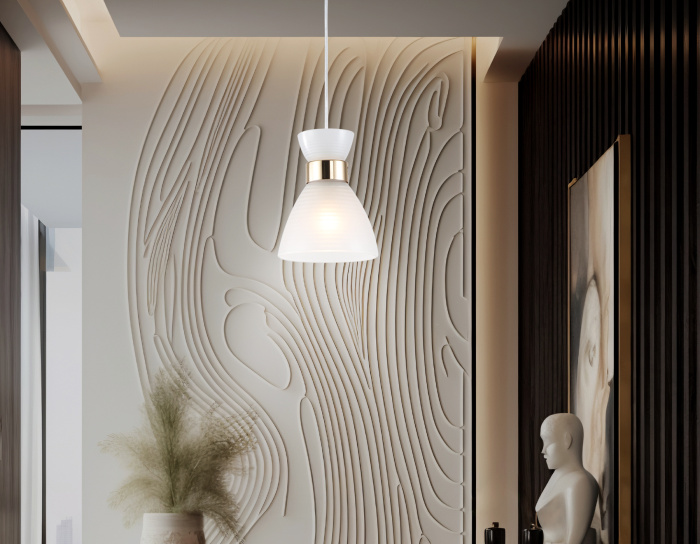 Светильник подвесной со стеклянным плафоном TRADITIONAL AMBRELLA LIGHT TR3401