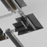 Угол-соединитель 45 Exility X встраиваемый под ГКЛ 12,5мм Maytoni TRA239CLS-42.12B