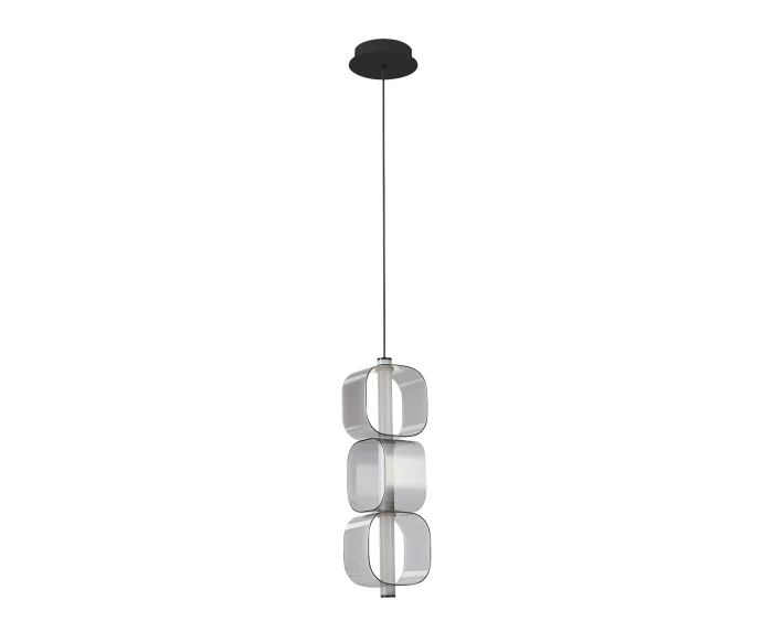 Подвес Лания черный d12 h200 Led 9W (3000K) Kink Light 08493-1A,19(16)