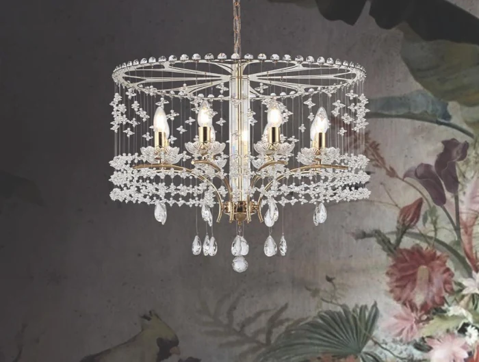 Люстра 8608/C gold Newport