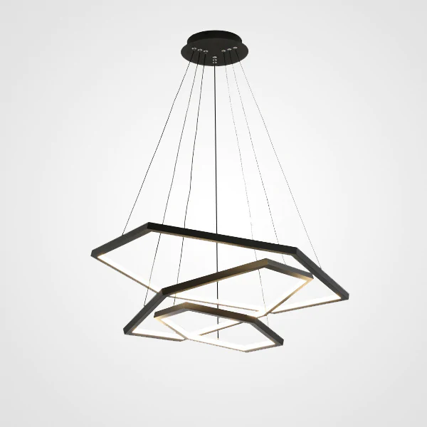 Подвесная люстра OCTANT D40+60+80 Black ImperiumLoft