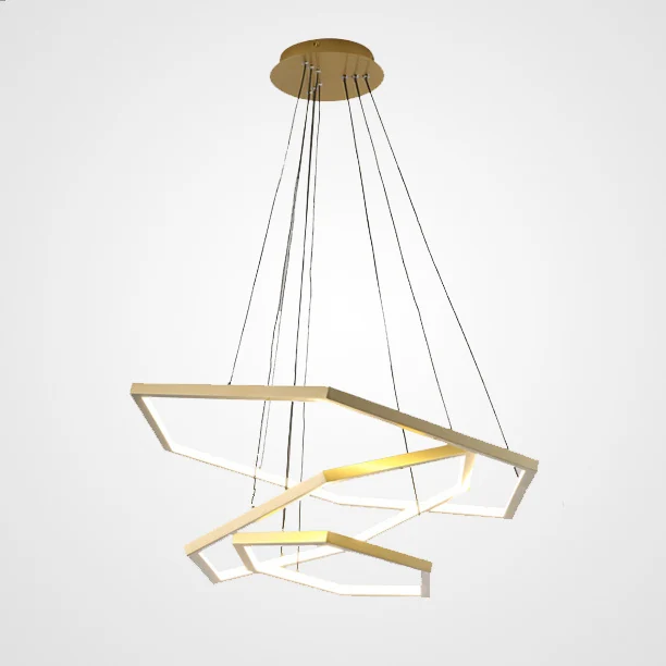 Подвесная люстра OCTANT D40+60+80 Black ImperiumLoft