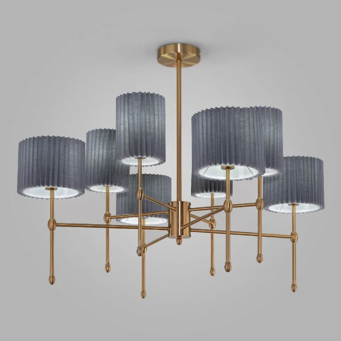 Люстра на штанге Eurosvet Notturno 60162/8 латунь Smart