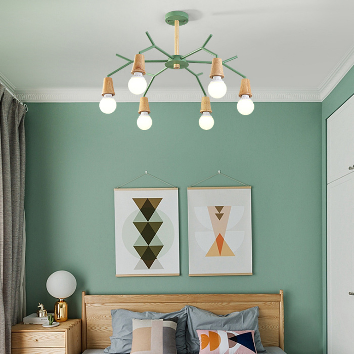 Люстра на штанге LES COLOR D95 Green ImperiumLoft 220507-23