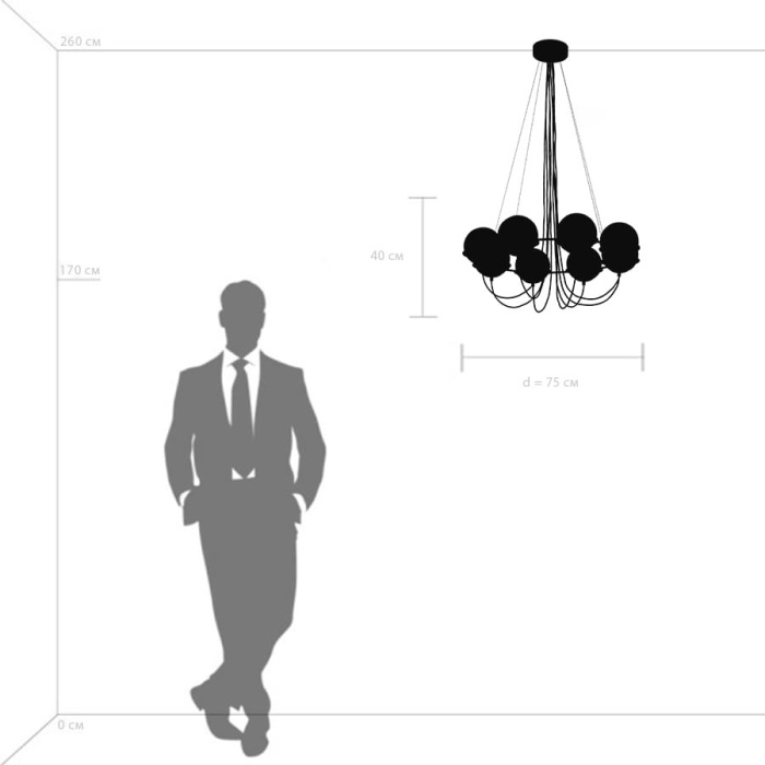 Подвесная люстра GLOBO LIGHTSTAR 803287