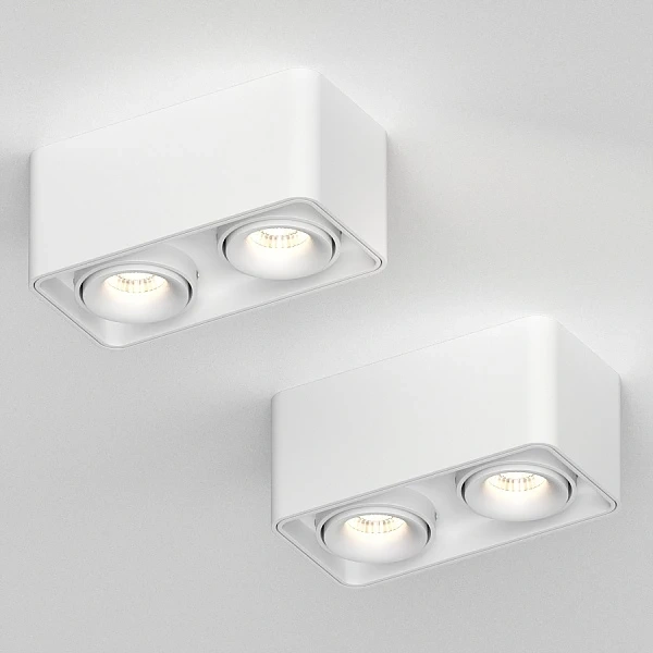 Накладной поворотный светильник Ledron TUBING 2 White