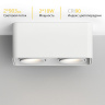 Накладной поворотный светильник Ledron TUBING 2 White