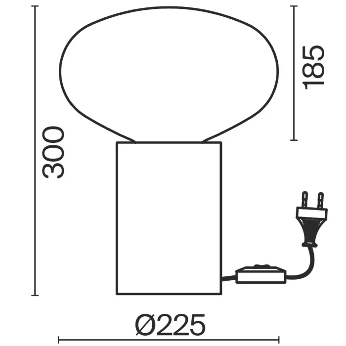 Настольная лампа Freya Moonspot FR5550TL-01MR