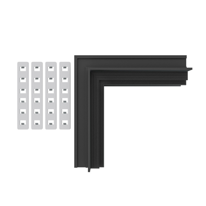 Внутренний угол-соединитель для встраиваемого магнитного шинопровода под ГКЛ 12мм ST-L ST1007.449.12