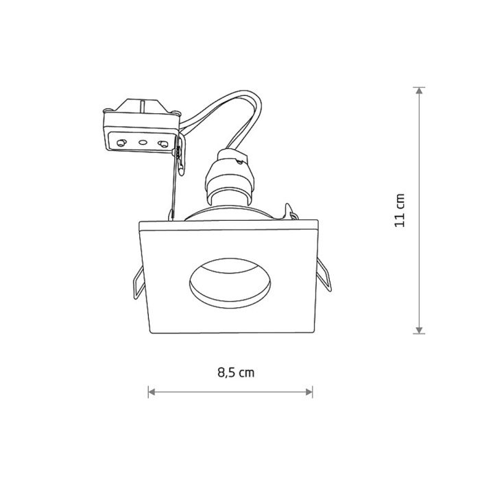 Встраиваемый светильник Nowodvorski Bahia Brass 10712