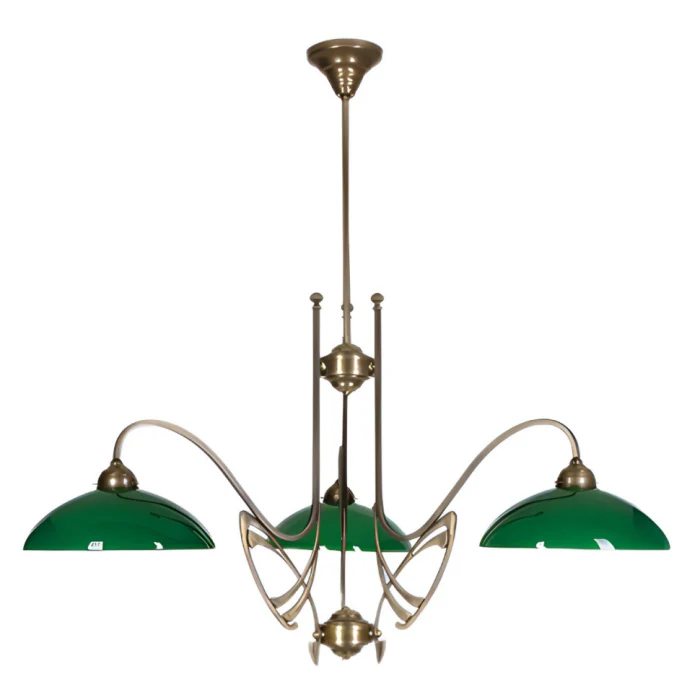 Люстра на штанге Berliner Messinglampen D265-98grB