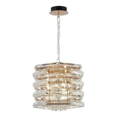 Светильник подвесной ST-Luce медь/прозрачный E14 4*40W SL6137.203.04