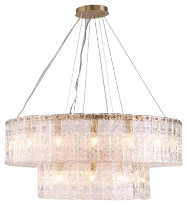 Подвесной светильник 10826+18/S brass Newport