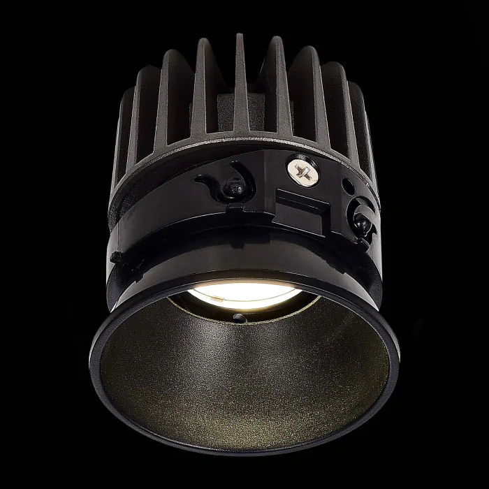 Светодиодный модуль Черный LED 1*7W 4000K 560Lm Ra90 36° IP20 D69xH75 220-240V(глянец) ST851.448.07