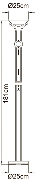 Торшер Arte Lamp DUETTO A4329PN-2WH