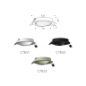 Корпус светильника встраиваемый поворотный для насадок D70mm Ambrella light C7653