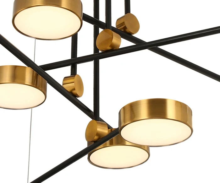 Потолочная светодиодная люстра Kink Light Рапис 07647-6,20 (4000k)