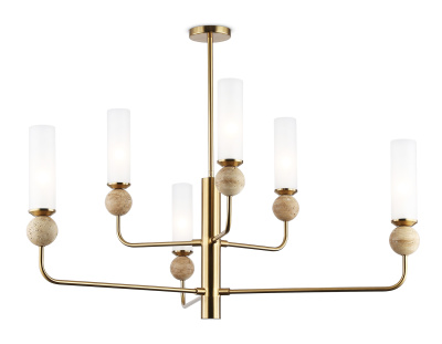 Люстра на штанге с мрамором AMBRELLA light LH53251