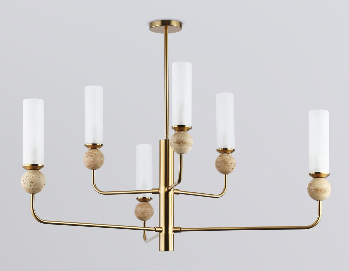 Люстра на штанге с мрамором AMBRELLA light LH53251