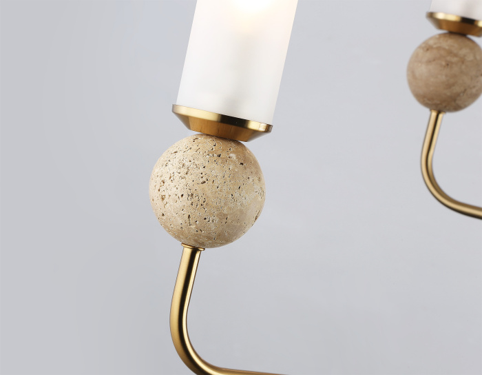 Люстра на штанге с мрамором AMBRELLA light LH53251