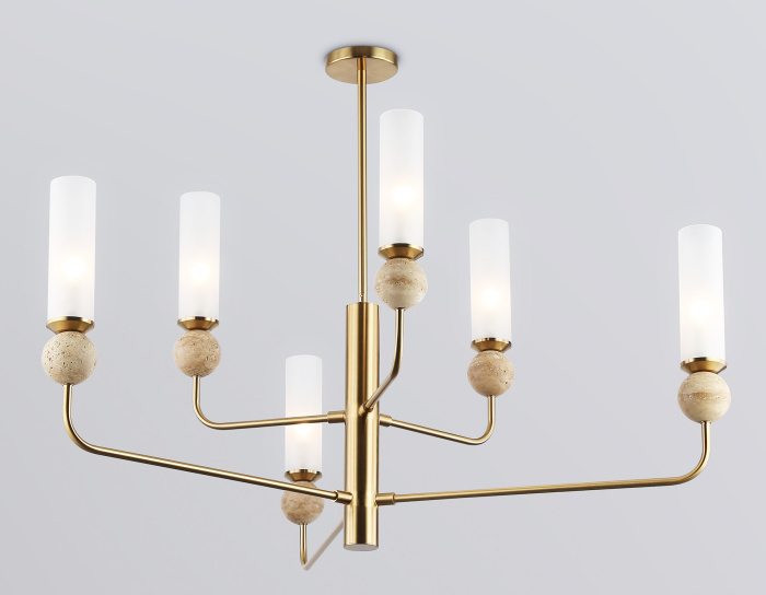 Люстра на штанге с мрамором AMBRELLA light LH53251