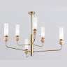 Люстра на штанге с мрамором AMBRELLA light LH53251