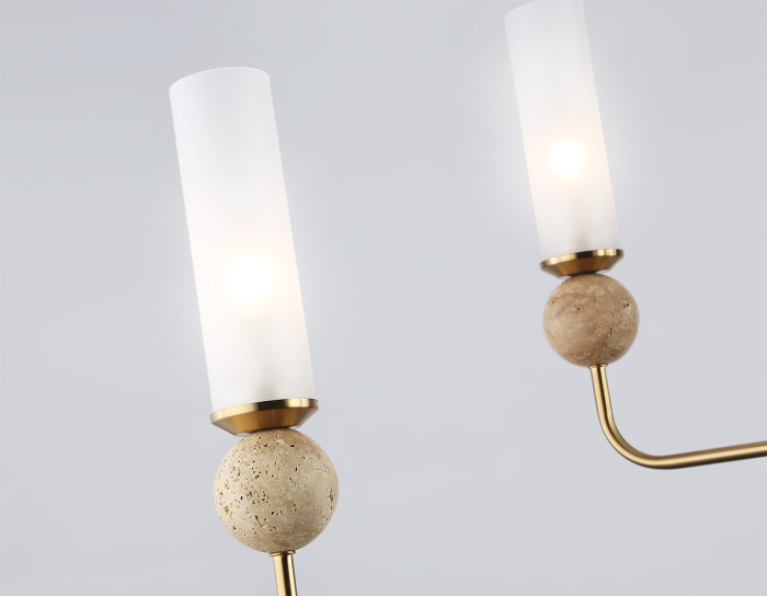 Люстра на штанге с мрамором AMBRELLA light LH53251