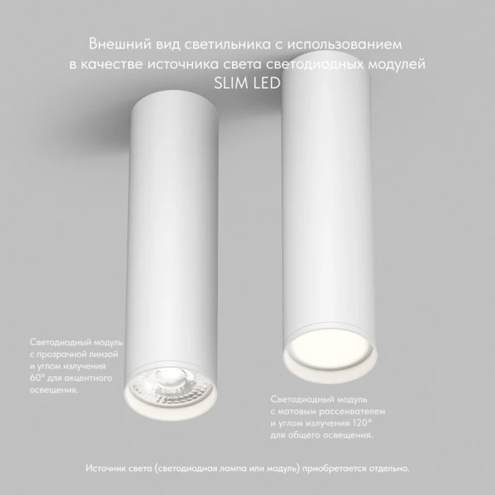Накладной светильник Denkirs TUBE DK2052-WH