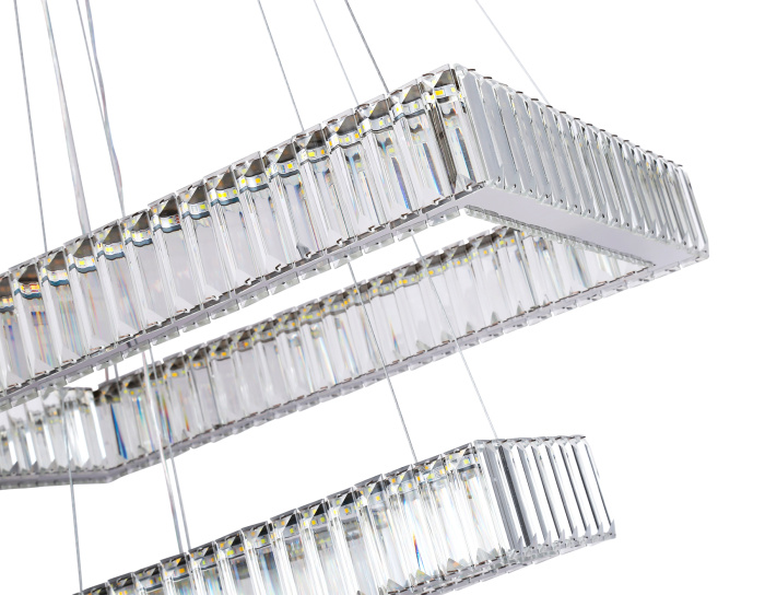 Подвесная светодиодная люстра с хрусталем Ambrella light TR5005