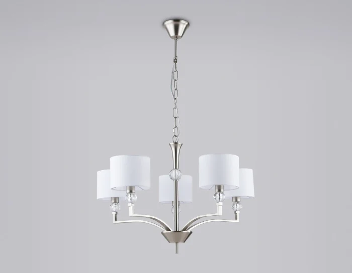 Подвесная люстра с абажурами и хрусталем Ambrella light LH71121