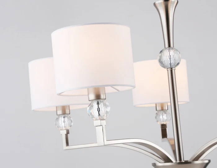 Подвесная люстра с абажурами и хрусталем Ambrella light LH71121