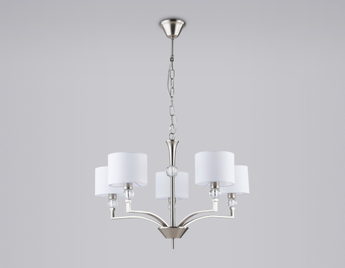 Подвесная люстра с абажурами и хрусталем Ambrella light LH71121