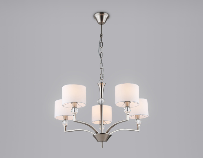 Подвесная люстра с абажурами и хрусталем Ambrella light LH71121