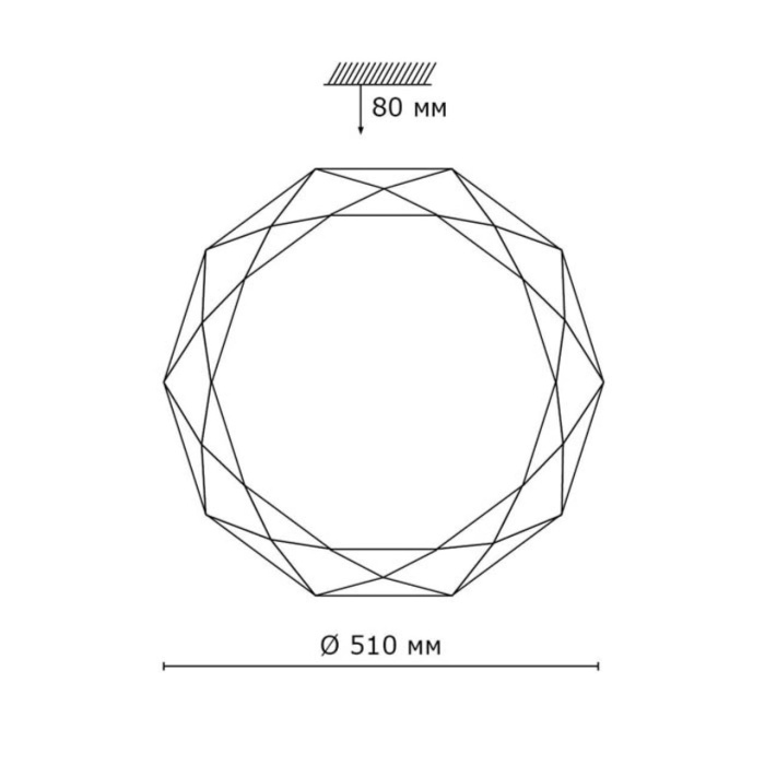 Настенно-потолочный светильник SONEX TORA 2012/EL