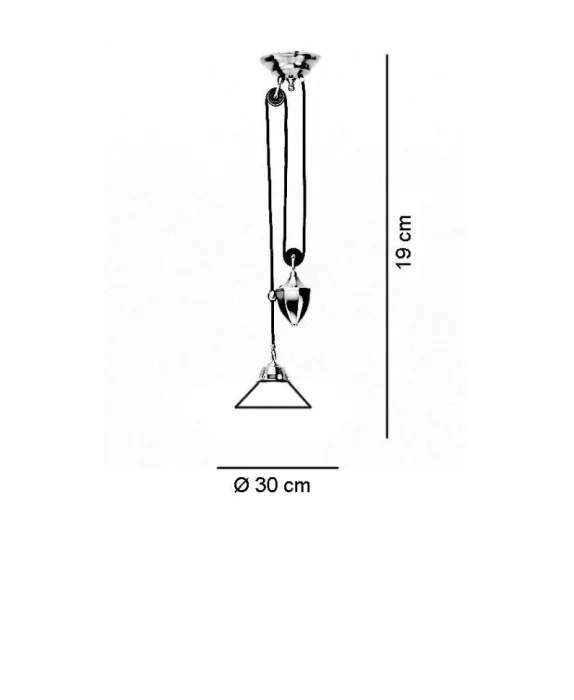 Подвесной светильник Berliner Messinglampen Ei05-70opB