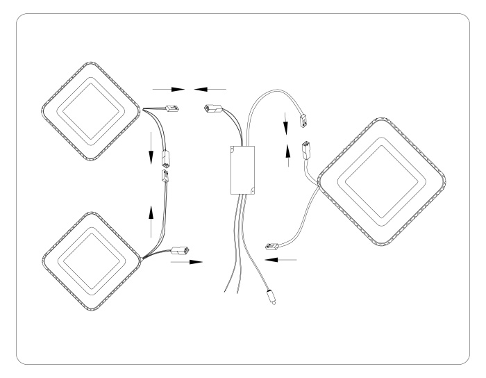 Потолочный светодиодный светильник с пультом Ambrella light FA8877