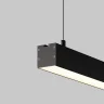 Линейный подвесной светильник Maytoni Technical 3000K 35x35 (Черный, 1 м) LL312011