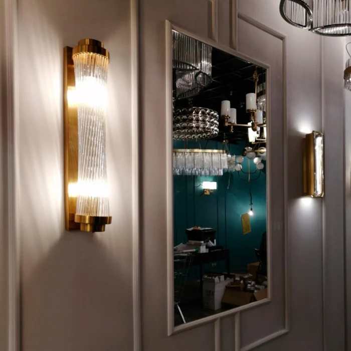 Бра Cloyd KIZY-A W2 / выс. 61 см - латунь (арт.20142)