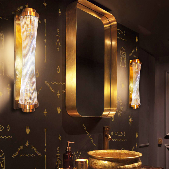 Бра Cloyd KIZY-A W2 / выс. 61 см - латунь (арт.20142)