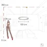 Подвесной светильник Loft it Oslo 10407/1000