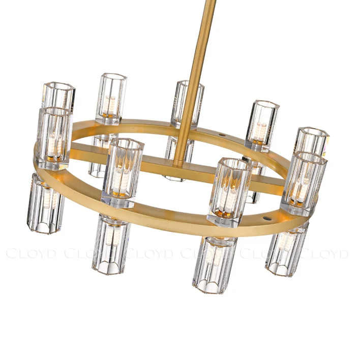 Люстра Cloyd RECOLE C18 / Ø55 см - латунь (арт.10463)