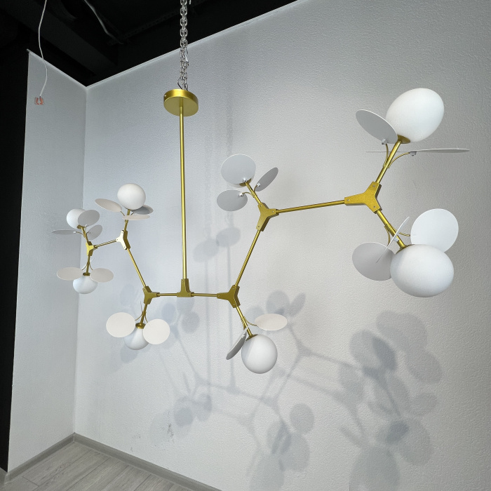 Люстра на штанге MATISSE M L120 White ImperiumLoft