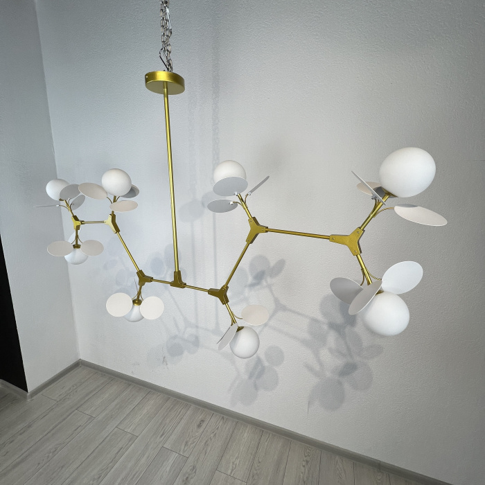 Люстра на штанге MATISSE M L120 White ImperiumLoft