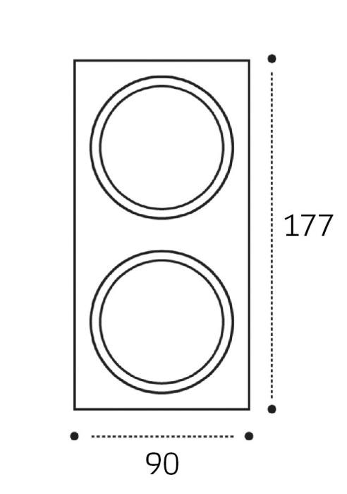 Рамка Italline IT08-8038 white