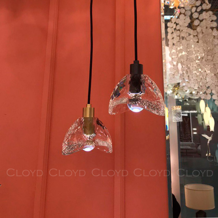 Подвесной светильник Cloyd VIKRAM P1 / Ø13 см - латунь (арт.11113)