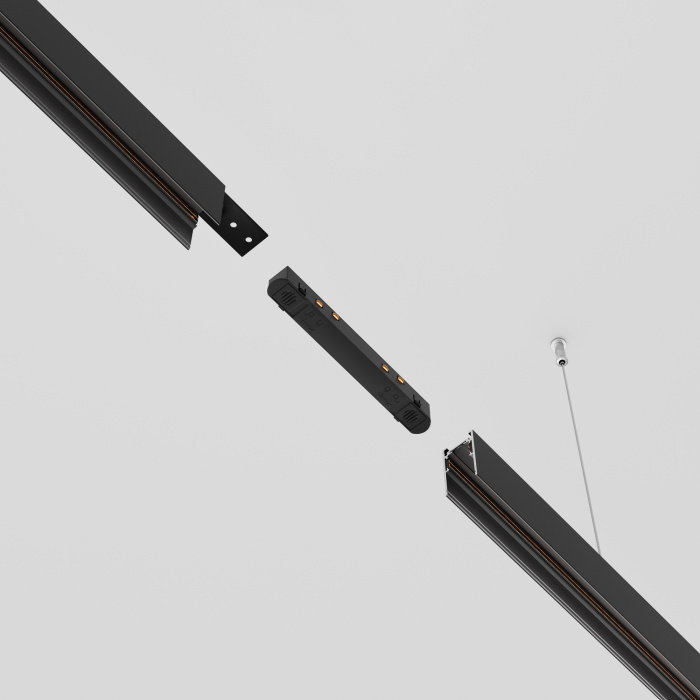 Коннектор питания прямой Exility черный TRA034PC-42B Maytoni TRA034PC-42B