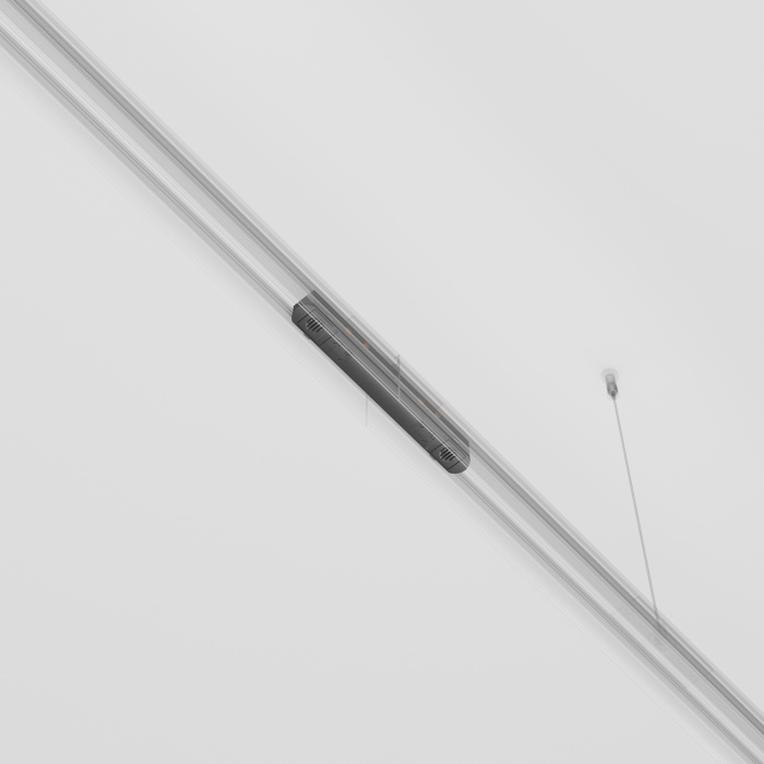 Коннектор питания прямой Exility черный TRA034PC-42B Maytoni TRA034PC-42B